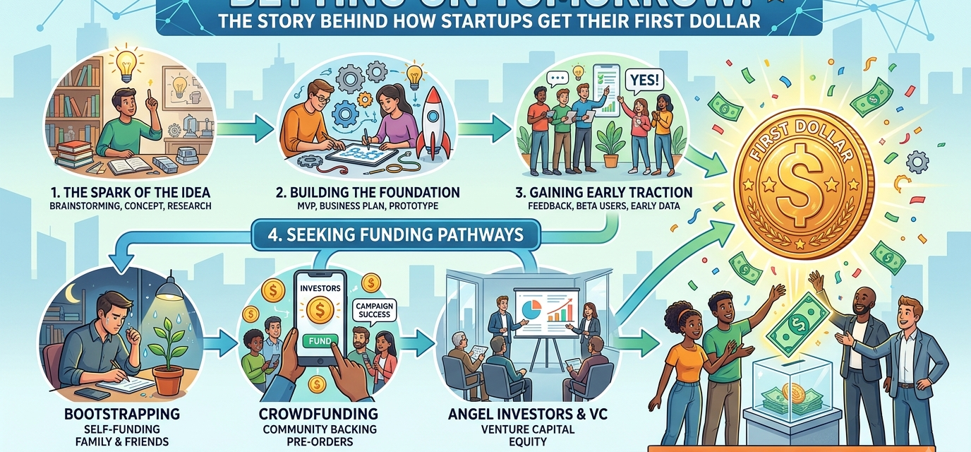 Betting on Tomorrow: The Story Behind How Startups Get Their First Dollar
