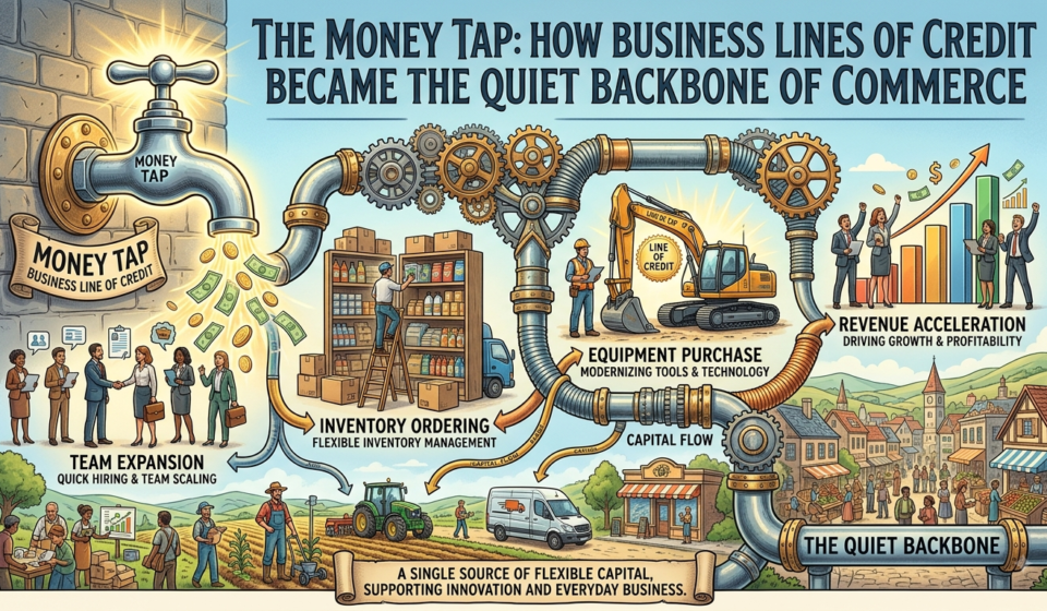 The Money Tap: How Business Lines of Credit Became the Quiet Backbone of Commerce