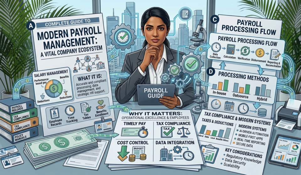 Payroll: Employee Salary Management, Payroll Processing, Tax Compliance and Modern Payroll Systems