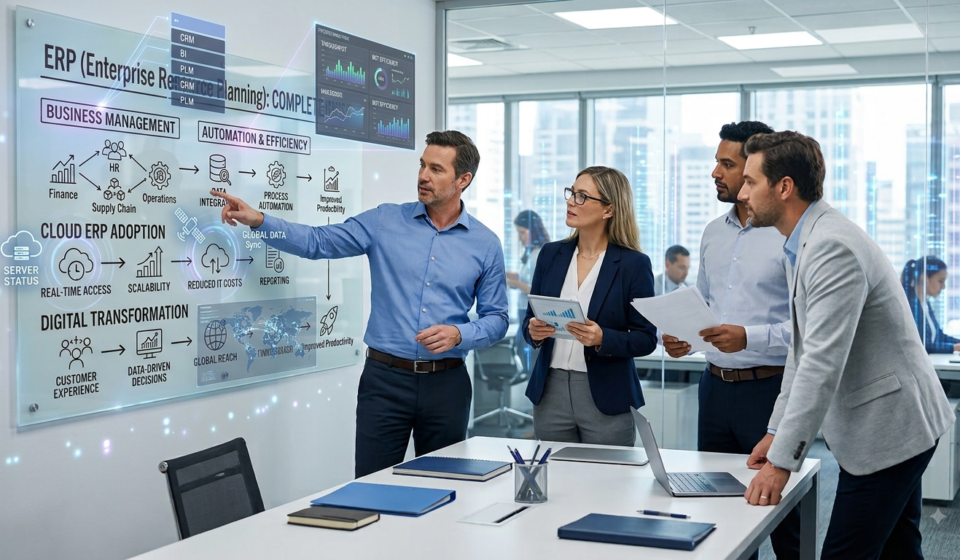 ERP (Enterprise Resource Planning): Complete Guide to Business Management, Automation, Cloud ERP and Digital Transformation